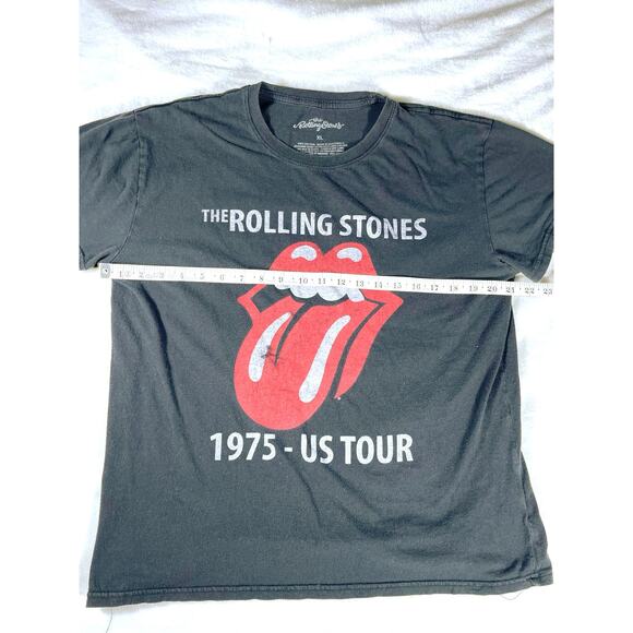 Rolling Stones 1975 Tour Tee Black XL – 2021 Licensed - Picture 3 of 6